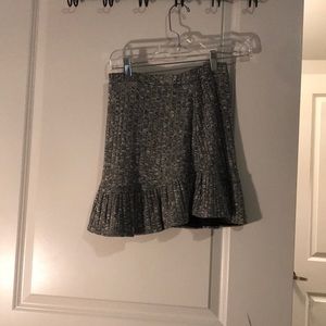 Silence + Noise Grey Skirt Small